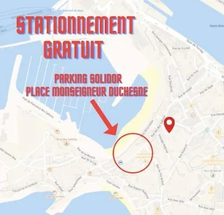 La - Petit Mansarde - 50m - Rue Gratuite Apartment Saint-Malo
